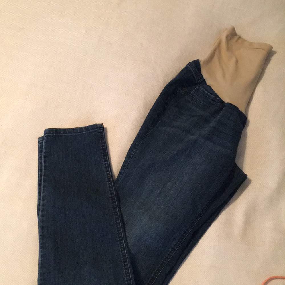 Oh baby maternity denim jeans size ML